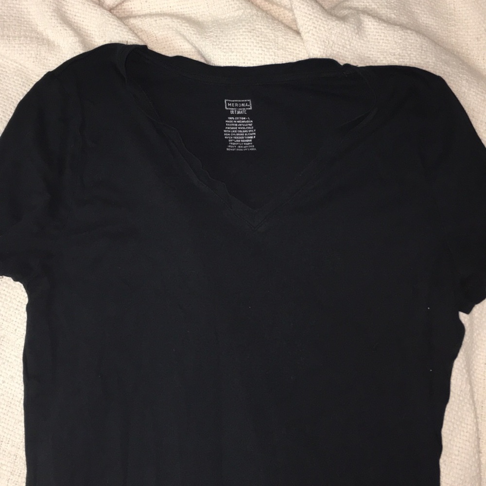Black v neck